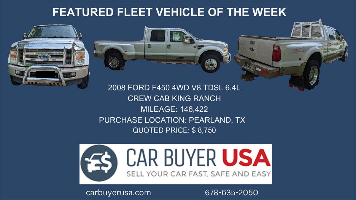 2008 Ford F450 4WD V8 TDSL 6.4L Crew Cab King Ranch