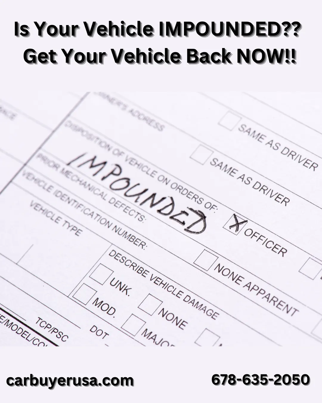 Car Buyer USA - Vehicle Impound